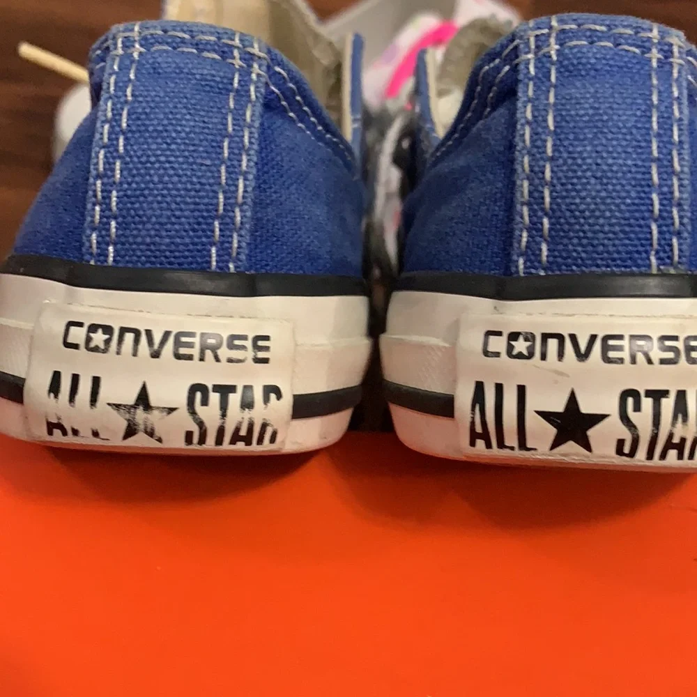 CONVERSE ALL STAR SZ 11 BOYS’ BLUE WHITE SNEAKERS